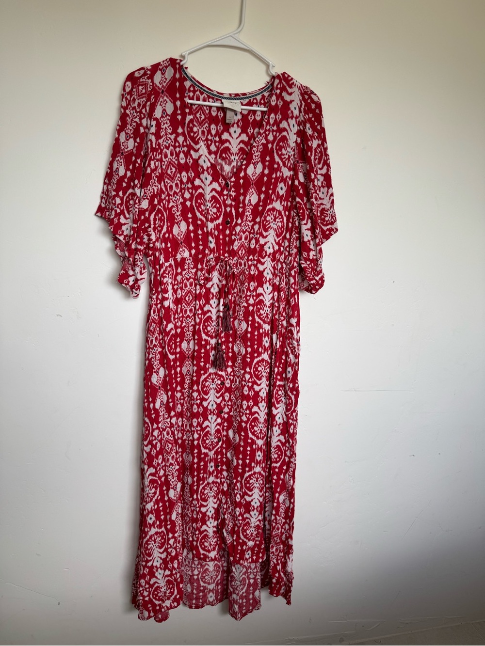Knox Rose Red Printed Maxi Dress